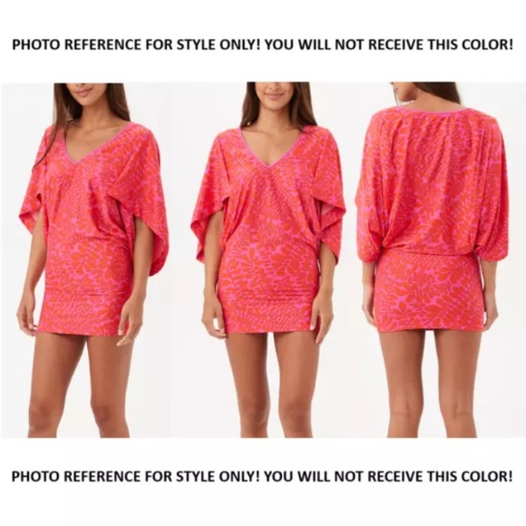 Trina Turk Trellis Swim/Beach Spa Collection Coverup Top Blue/Green Size M NWOT - Picture 13 of 14